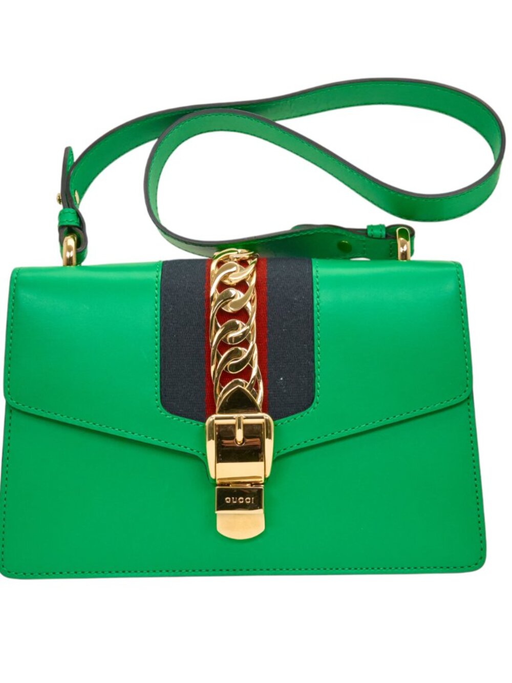 Gucci Sylvie Shoulder Bag Green